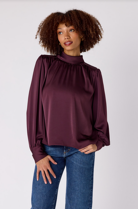 Cosette Blouse - Raisin