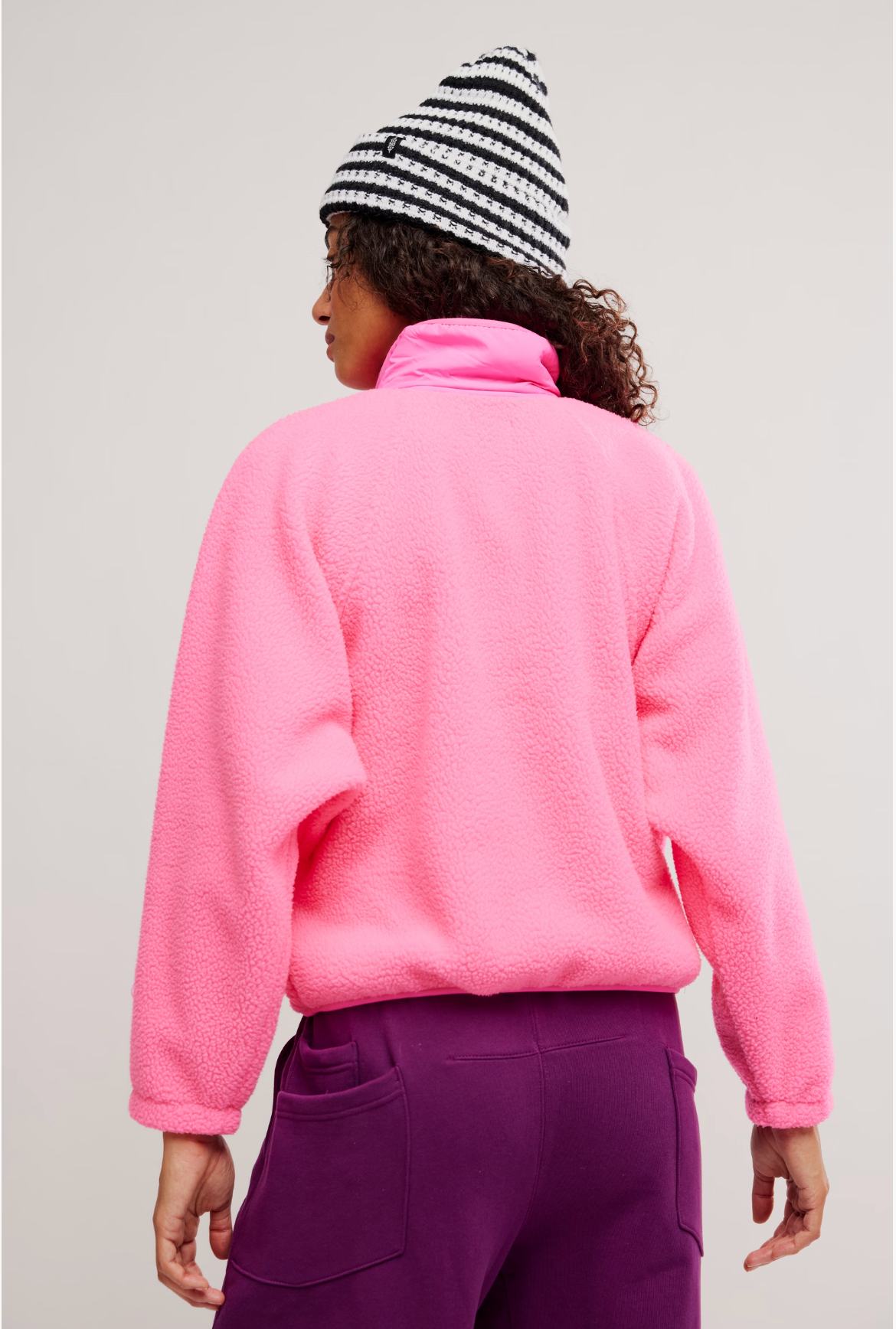 Free People Hit The Slopes Jacket - Hot Pink