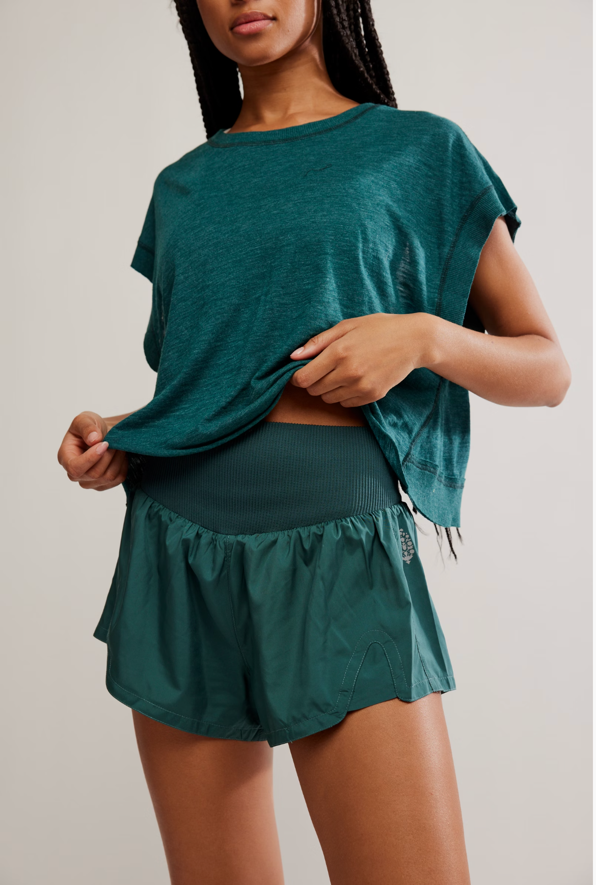 Free People Carpe Diem Short - Evergreen