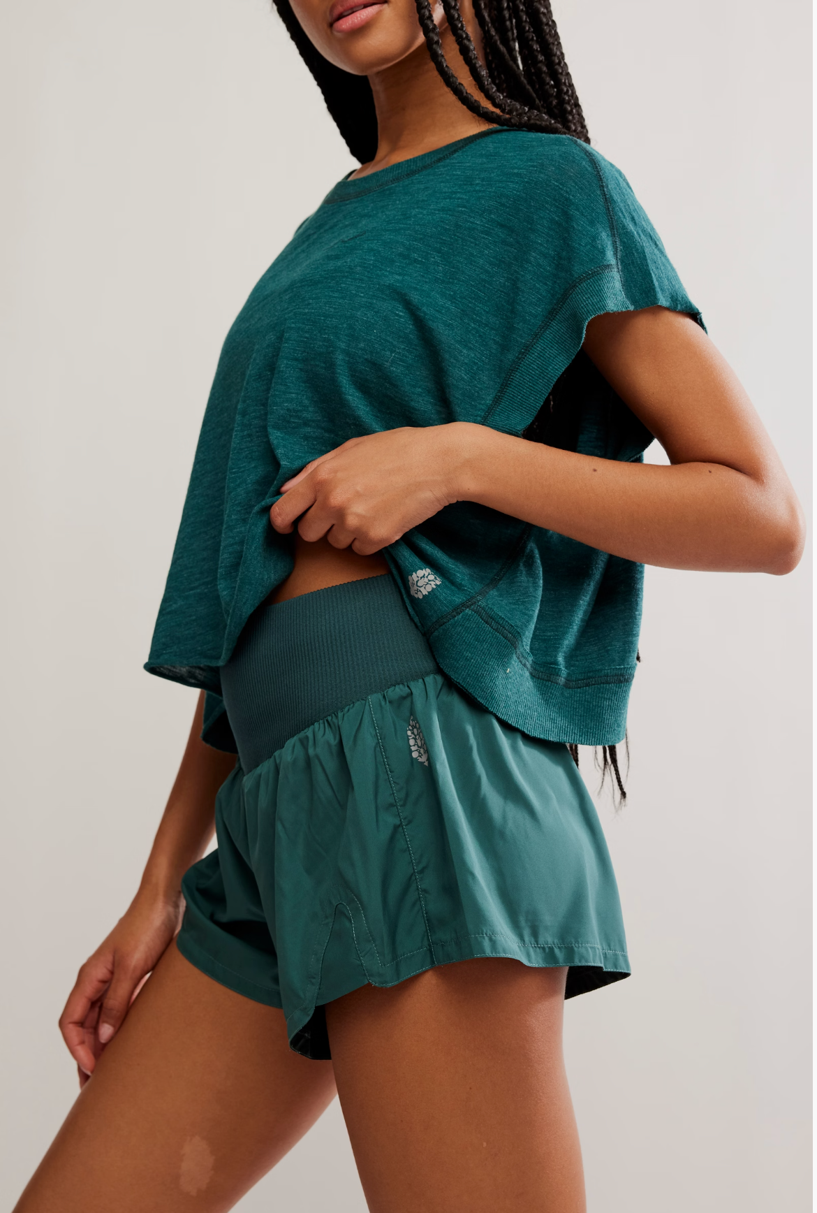 Free People Carpe Diem Short - Evergreen