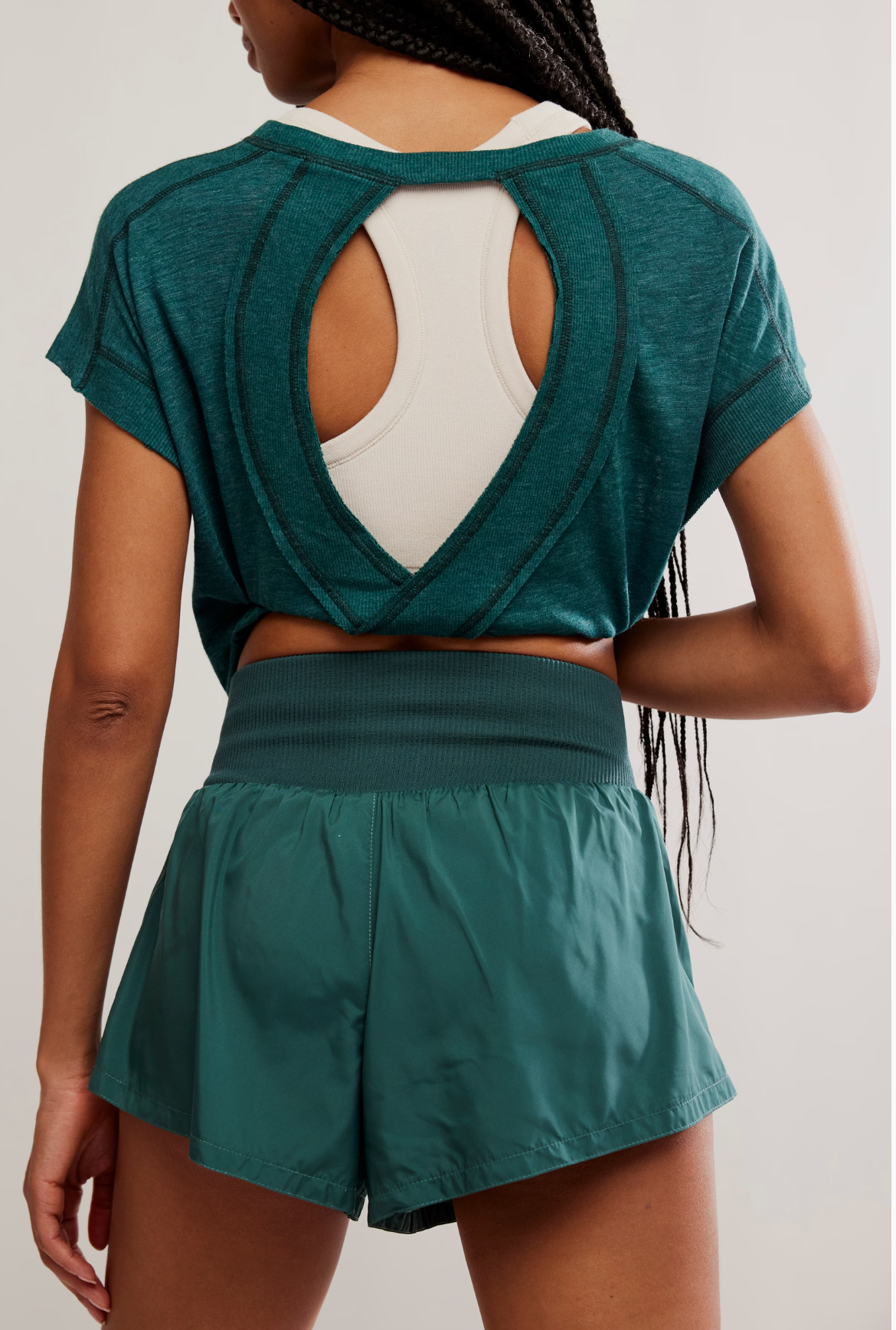 Free People Carpe Diem Short - Evergreen