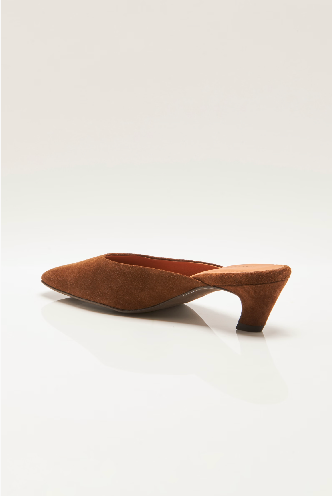 Free People Avenue Heel - Cognac Suede