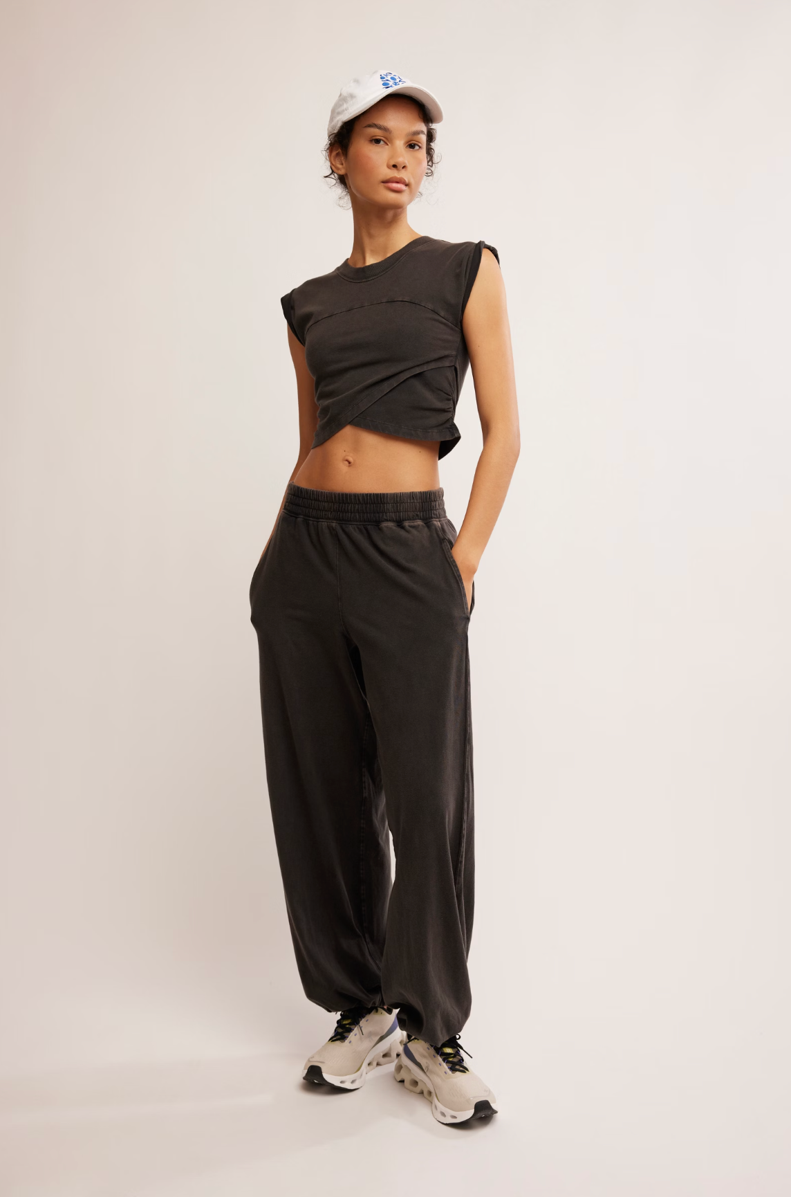 Free People Hot Shot Crossover Set - Black