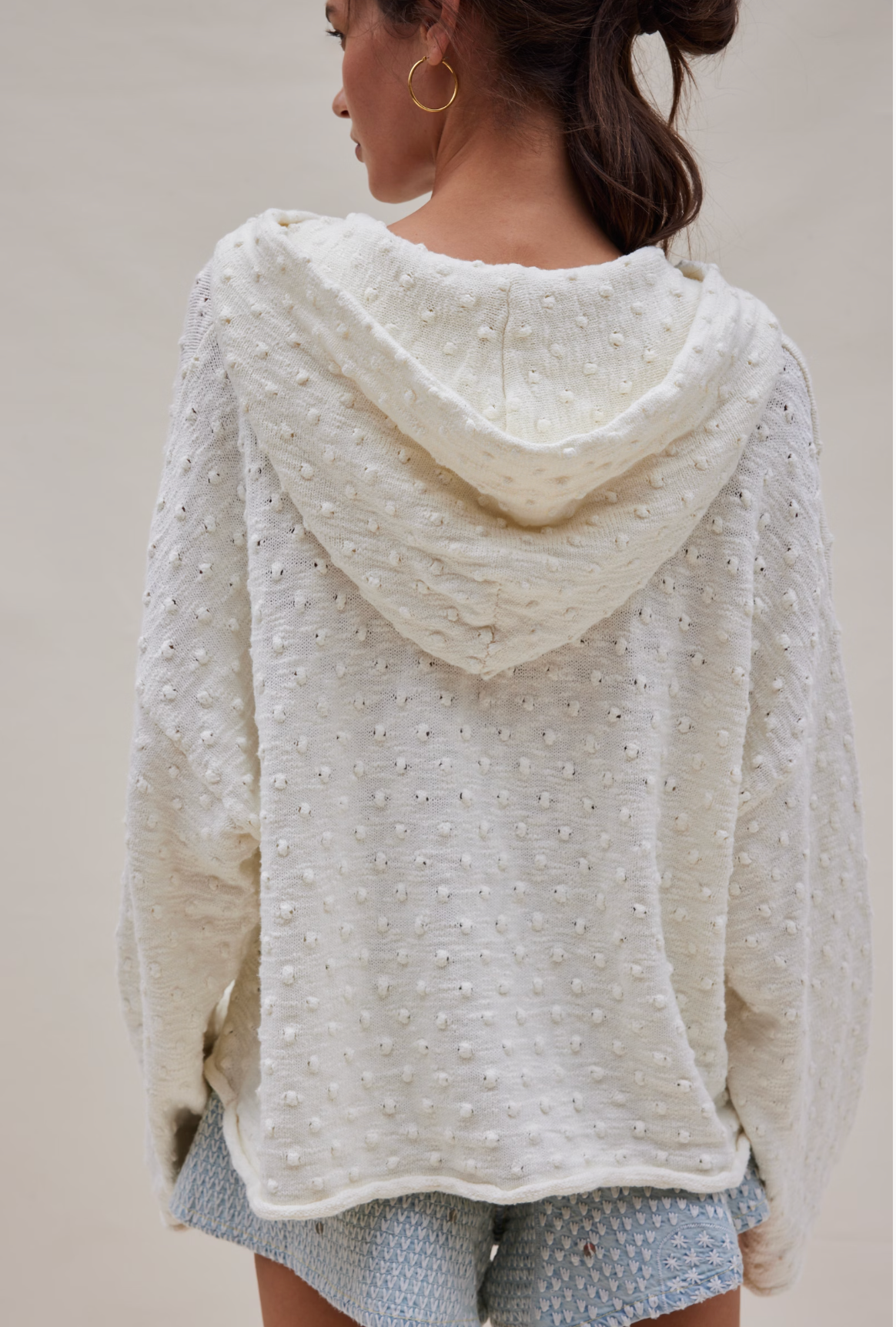 Free People Lake Side Hoodie - Marshmallow