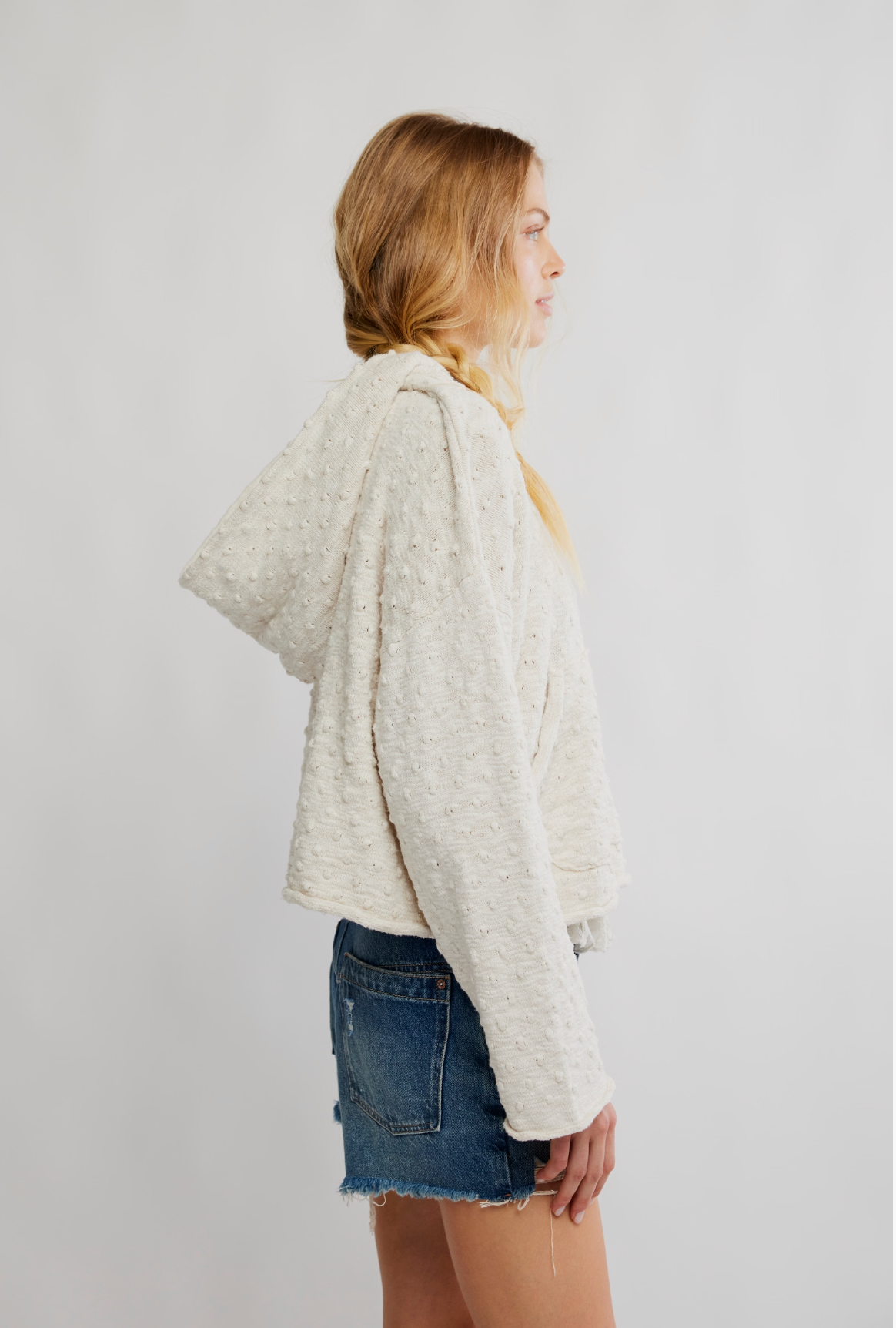 Free People Lake Side Hoodie - Marshmallow