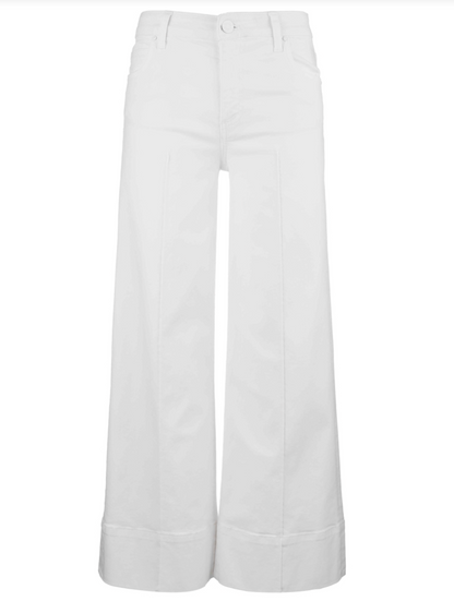 Meg High Rise Wide Leg Jean - Optic White