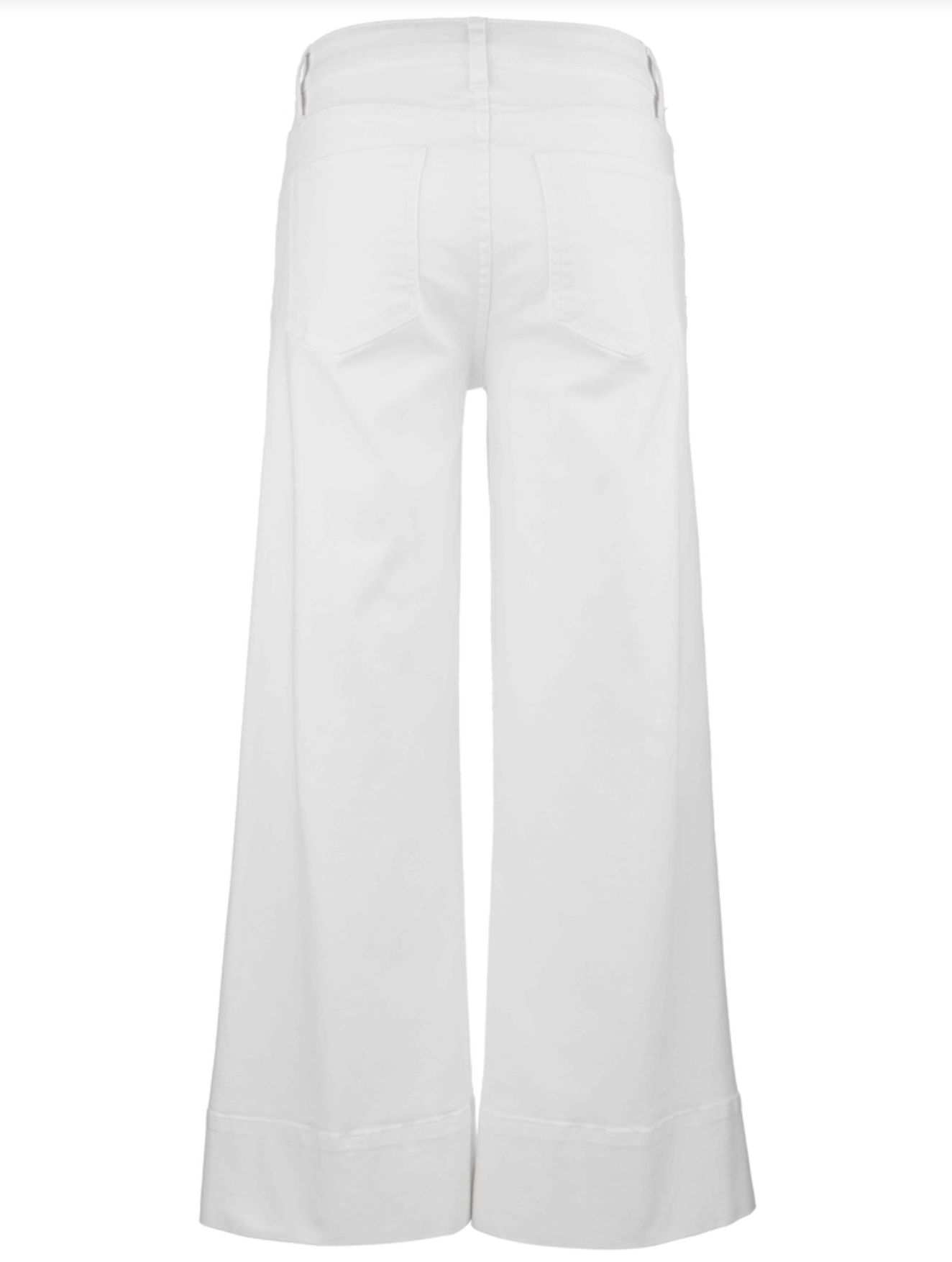 Meg High Rise Wide Leg Jean - Optic White