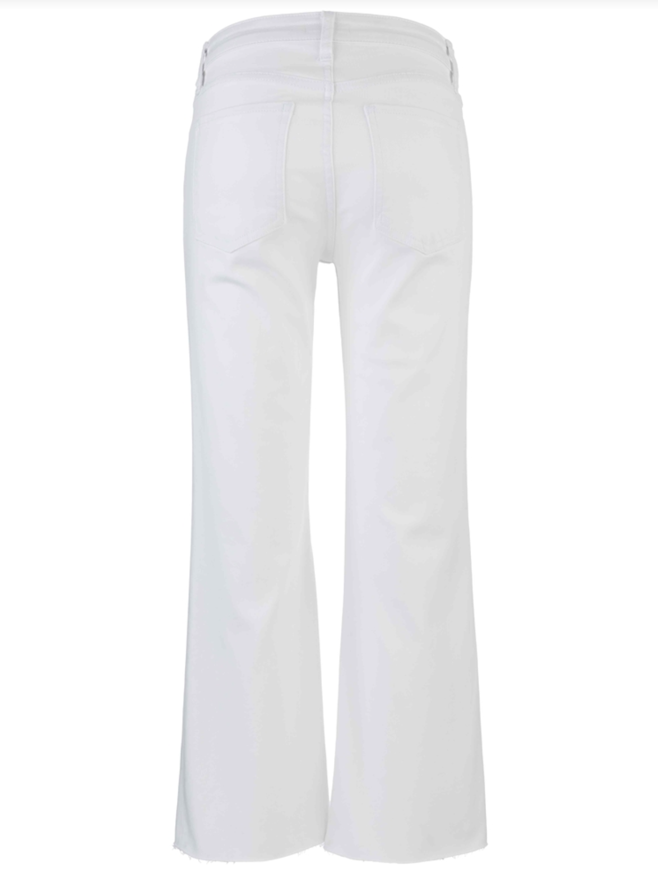 Kelsey High Rise Ankle Flare Jean - Optic White