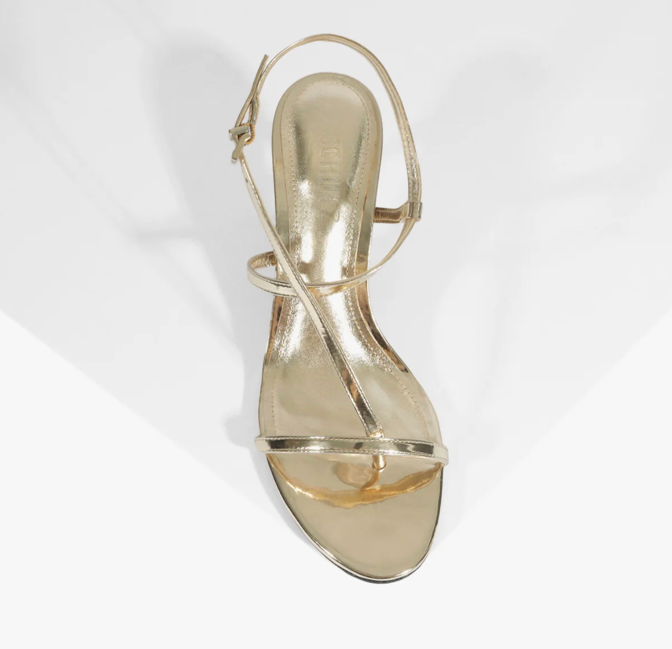 Azure Mid Heel Sandal - Platina