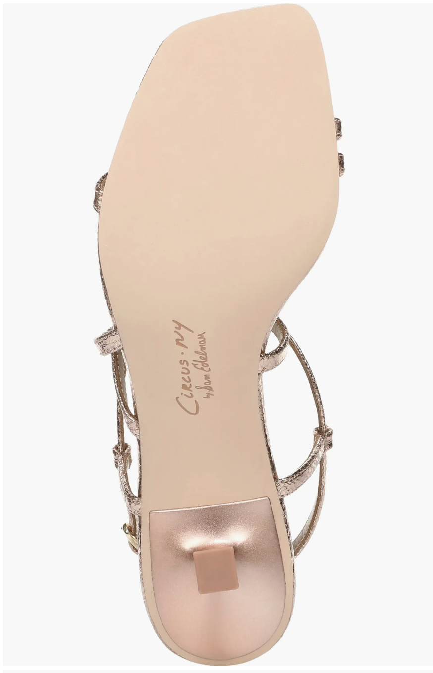 Sam Edelman Jasmine Strappy Sandal - Gold Leaf