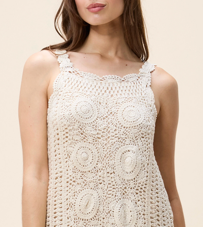 Danni Mini Dress - Parchment