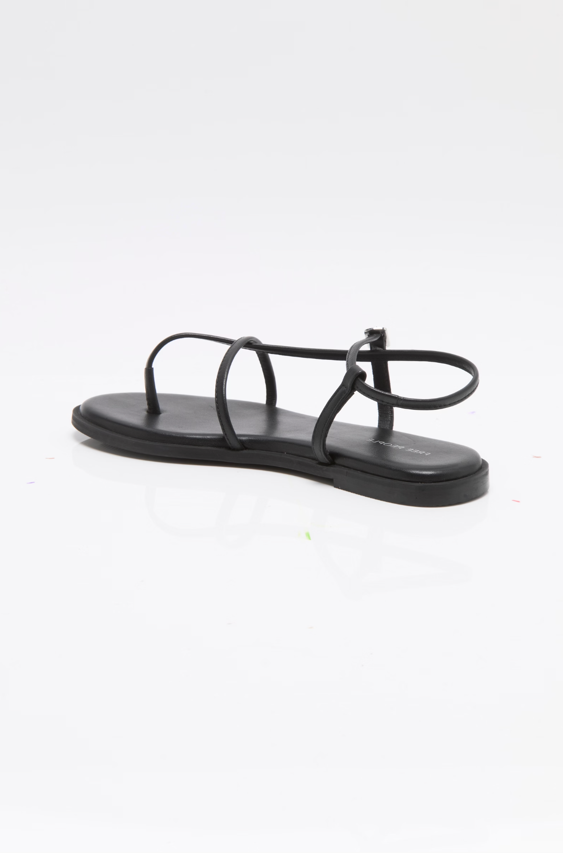 Free People Corsica Strappy Sandal - Black Tide