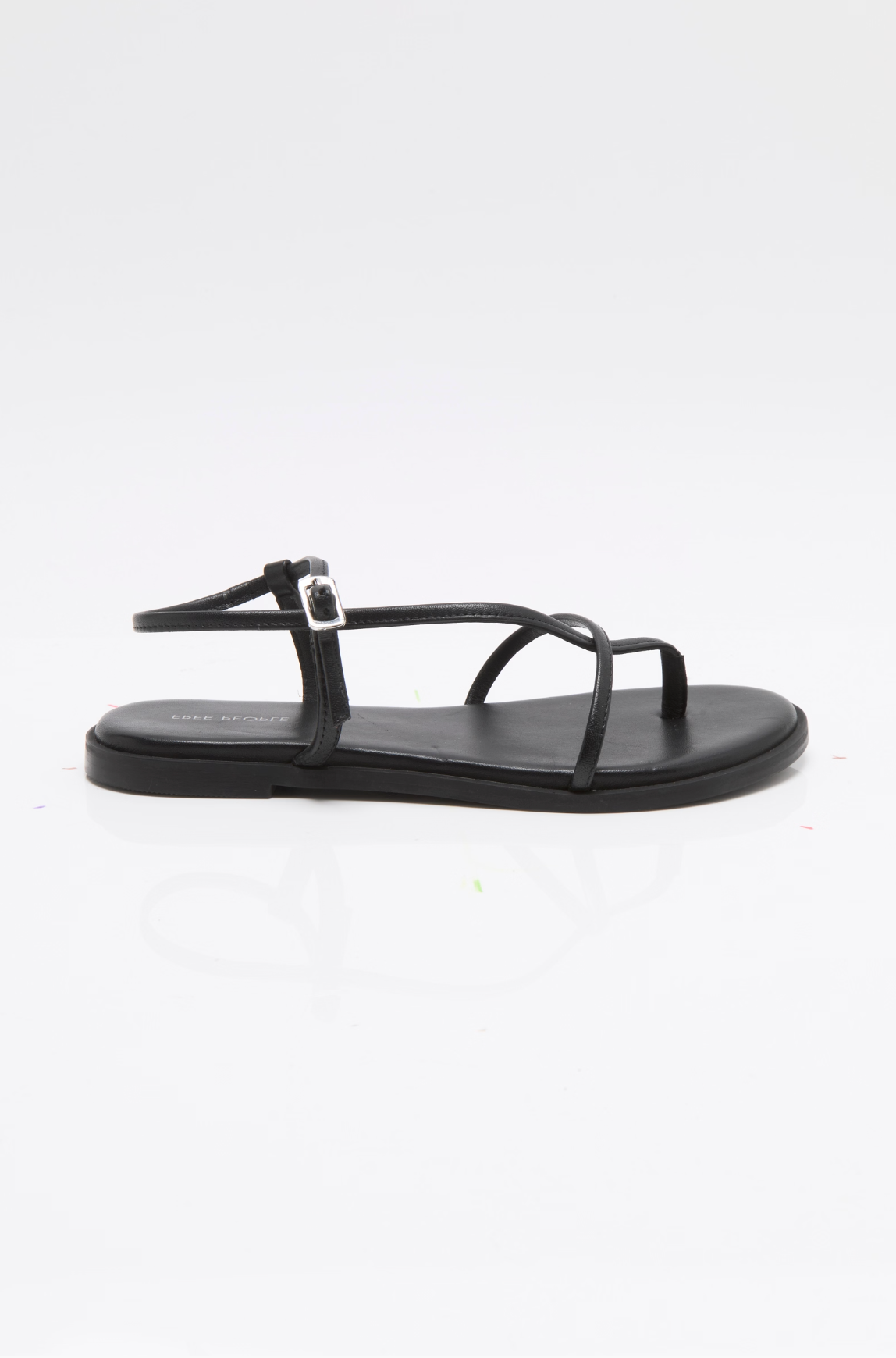 Free People Corsica Strappy Sandal - Black Tide