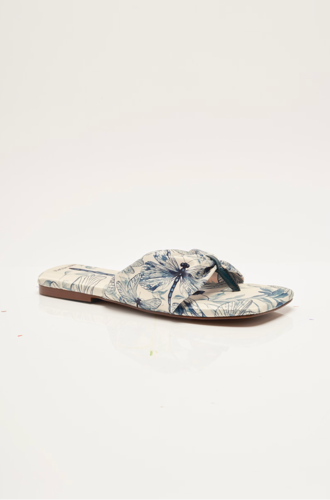 Free People Tia Ruched Printed Sandal - Dragonfly Bandana
