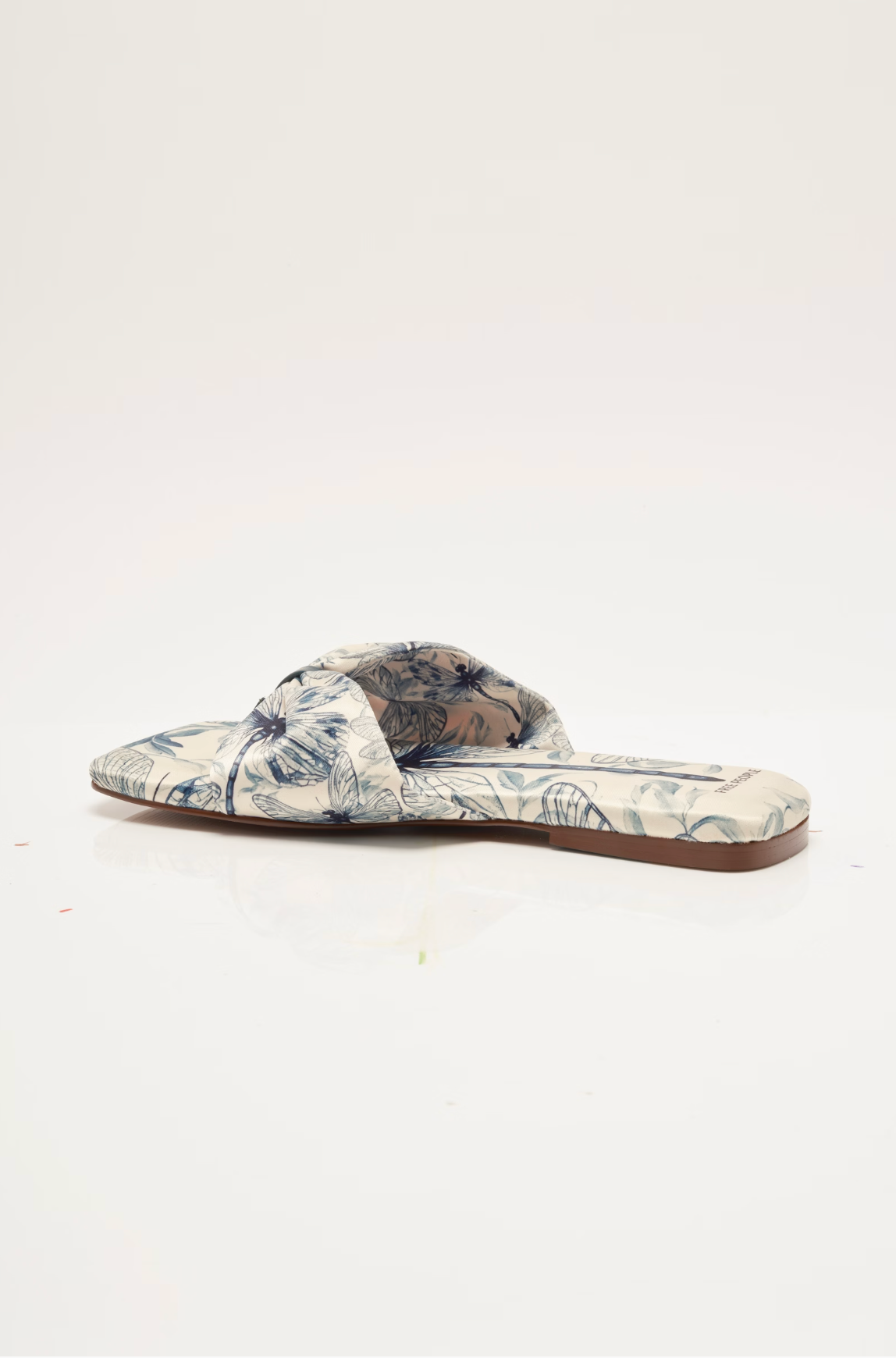 Free People Tia Ruched Printed Sandal - Dragonfly Bandana