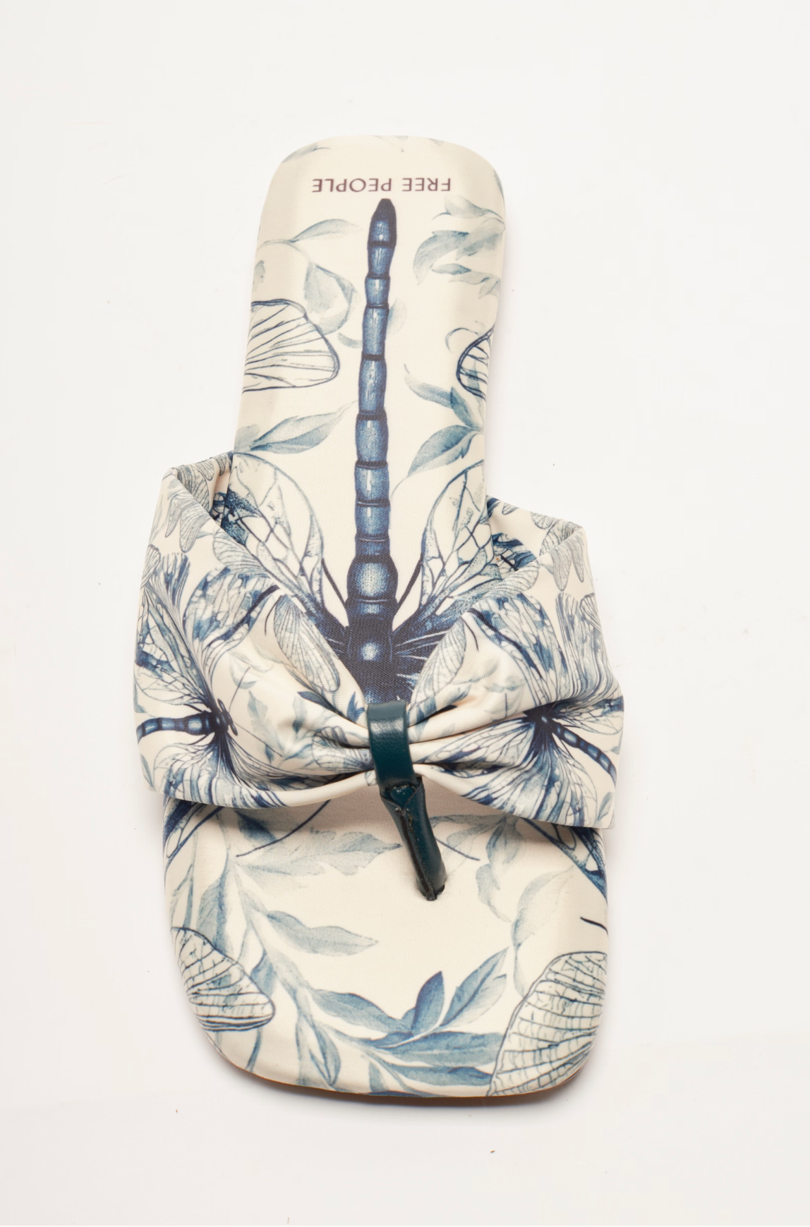Free People Tia Ruched Printed Sandal - Dragonfly Bandana