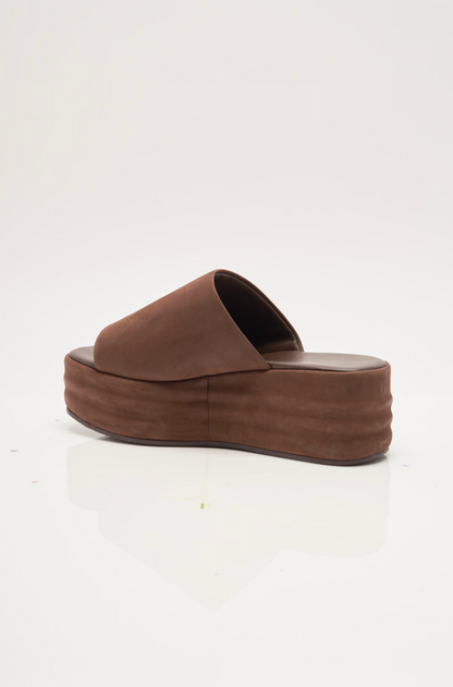 Free People Harbor Flatform Sandal - Oak