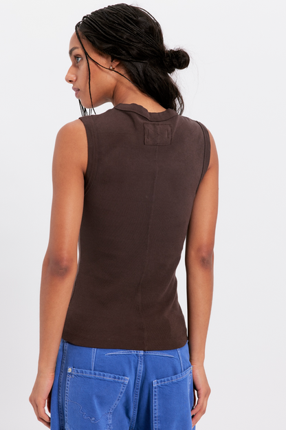 Free People Murphy Tank Top - Chocolatier