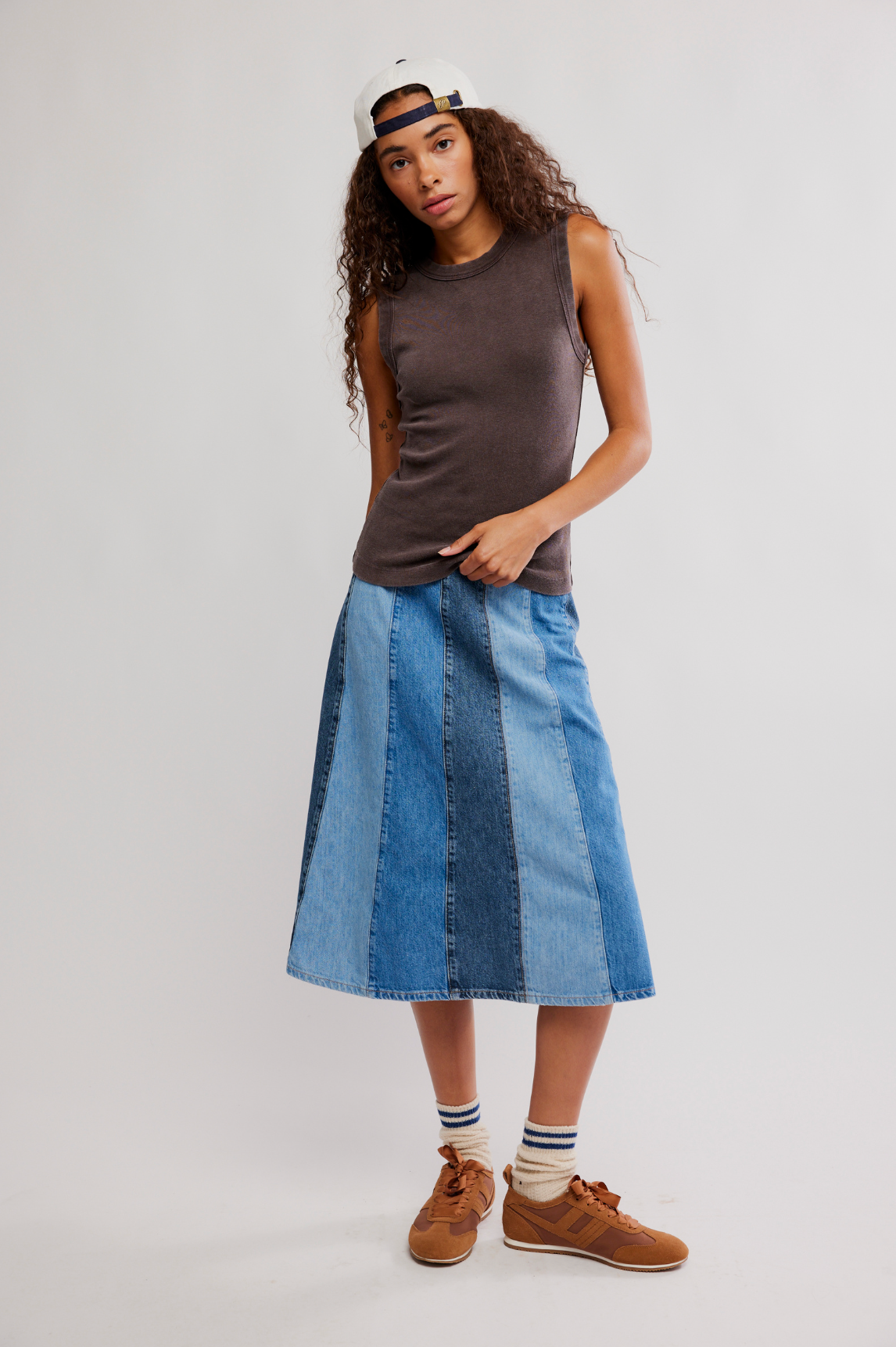 Free People Murphy Tank Top - Chocolatier