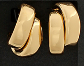 Layered Hoop Earrings - Gold