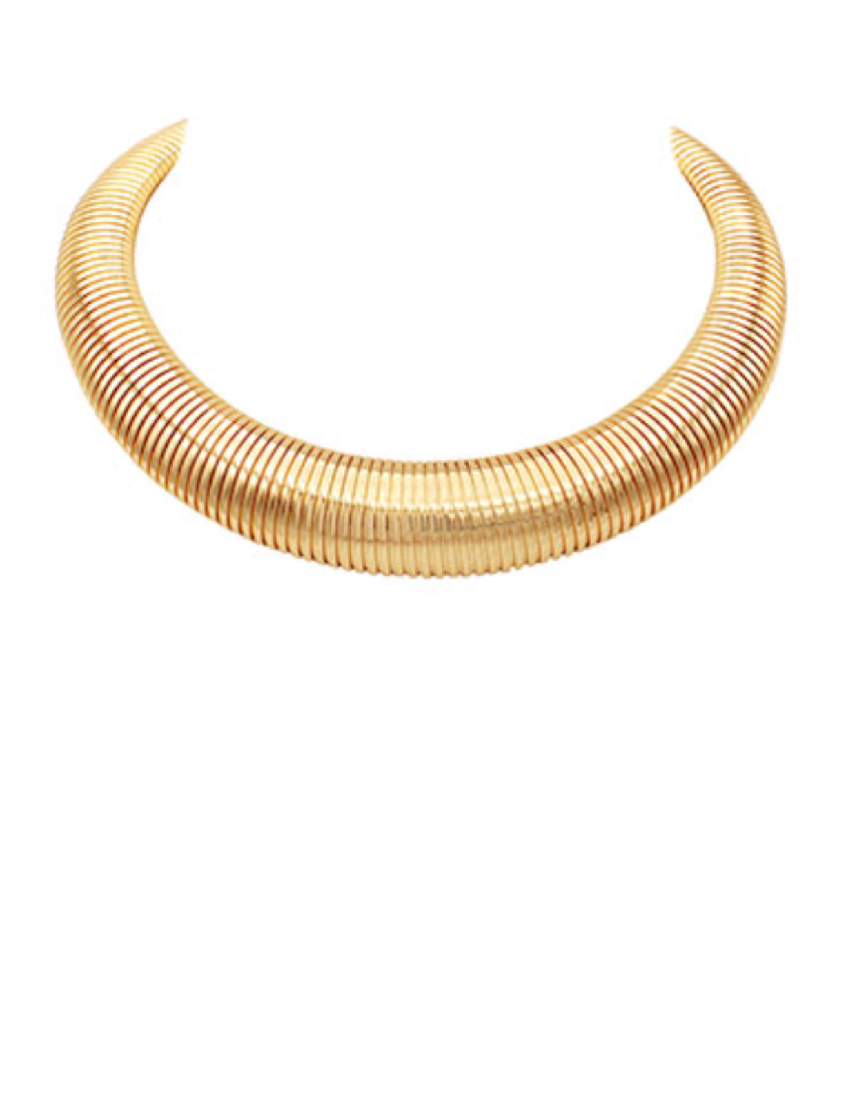 Omega Chain Choker Necklace - Gold
