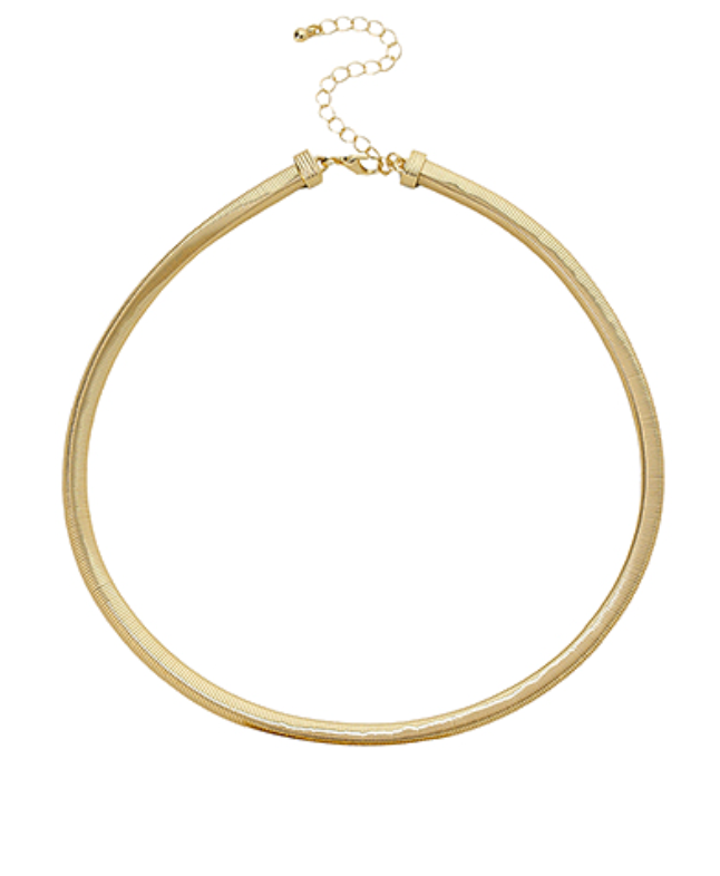 Omega Choker Necklace - Gold