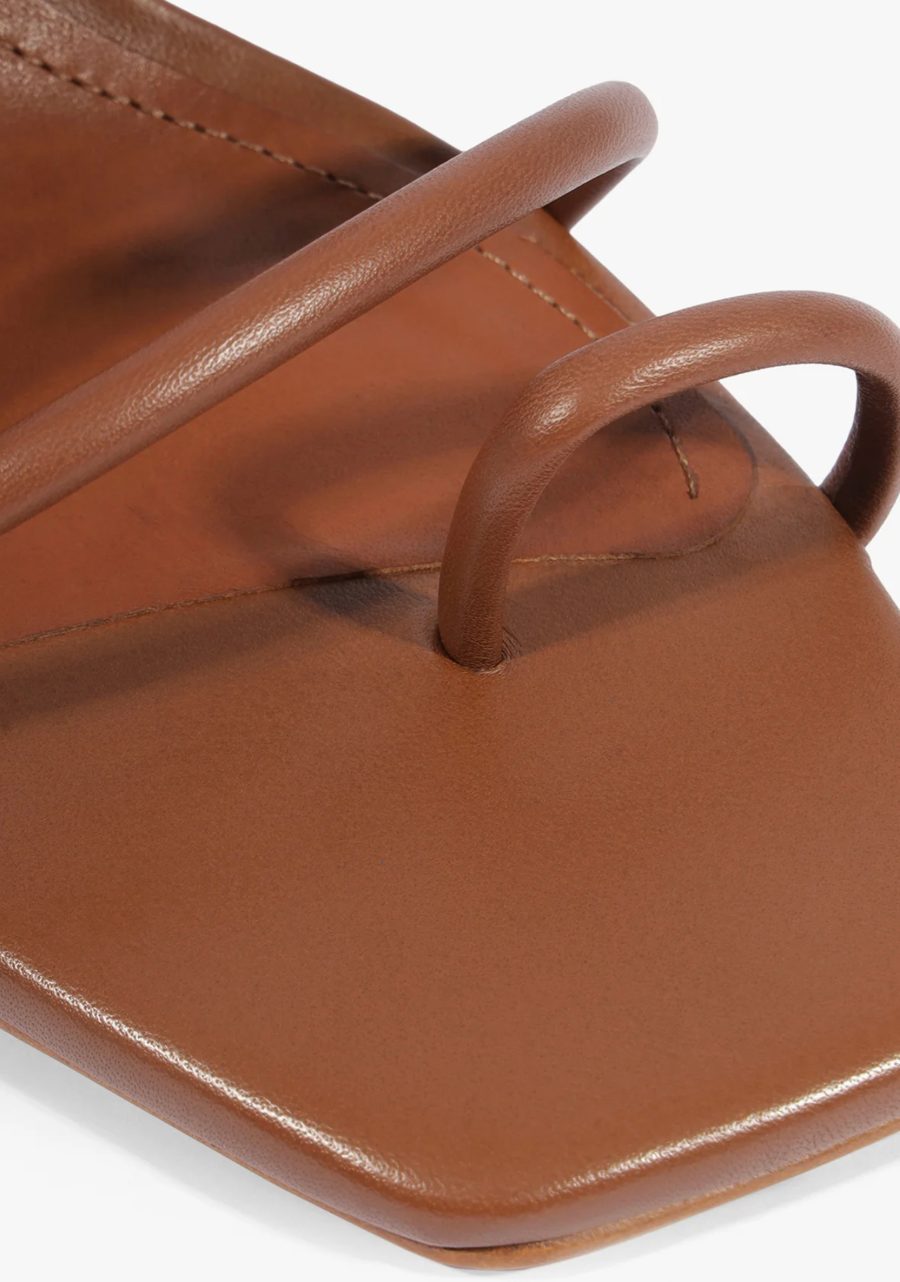 Aberdeen Mid Block Heel Sandal - Cognac