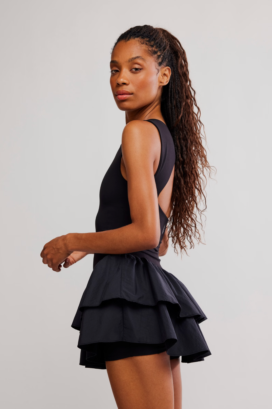 Free People Field Day Skortsie - Black