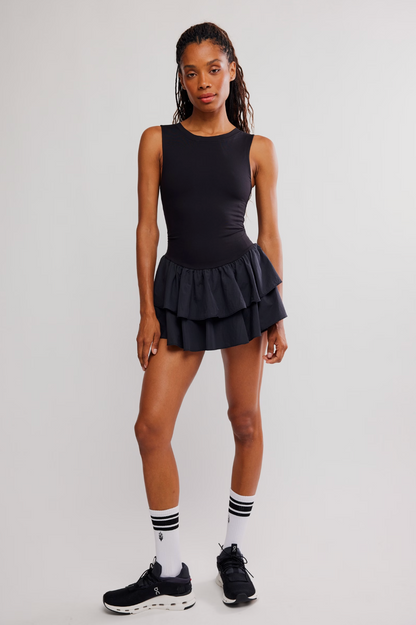 Free People Field Day Skortsie - Black