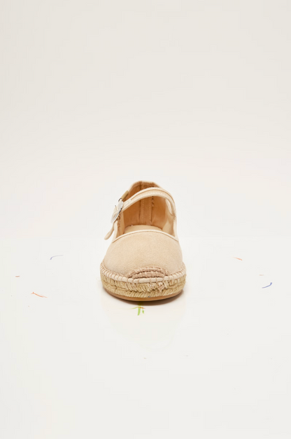 Free People Oasis Mary Jane Espadrille Shoes - Sunstone Sand