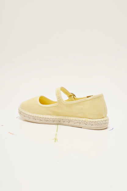 Free People Oasis Mary Jane Espadrille Shoes - Sunkissed Yellow