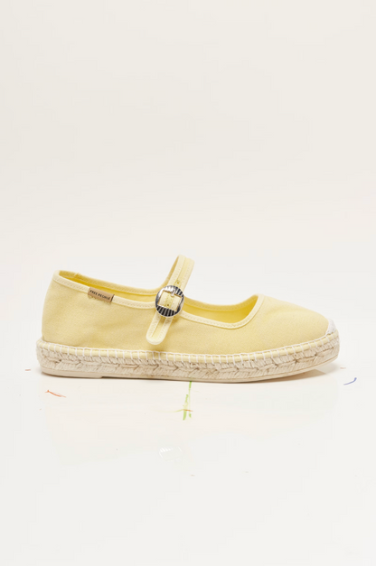 Free People Oasis Mary Jane Espadrille Shoes - Sunkissed Yellow
