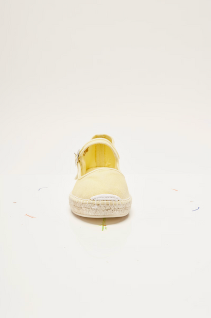 Free People Oasis Mary Jane Espadrille Shoes - Sunkissed Yellow