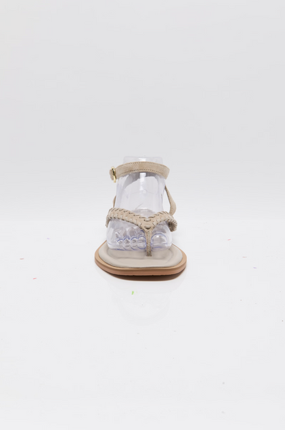 Free People Waverly Whipstitch Thing Sandal - Sunstone Sand Suede Combo