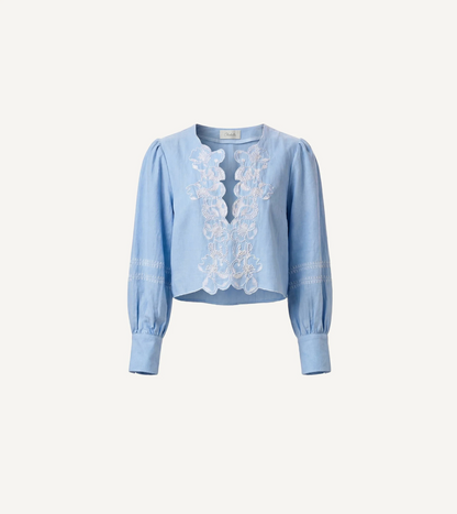 Manon Blouse - Glacier Lake