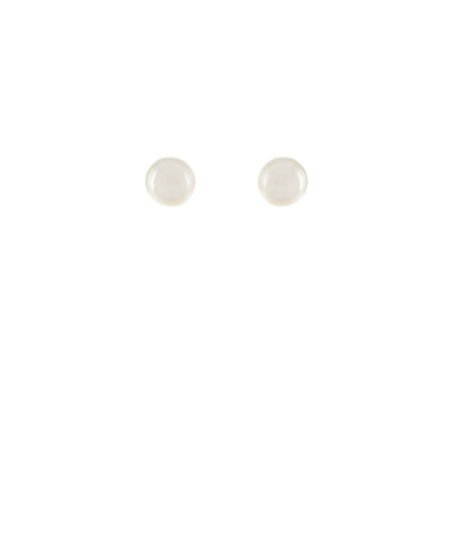 10mm Pearl Earrings - Cream