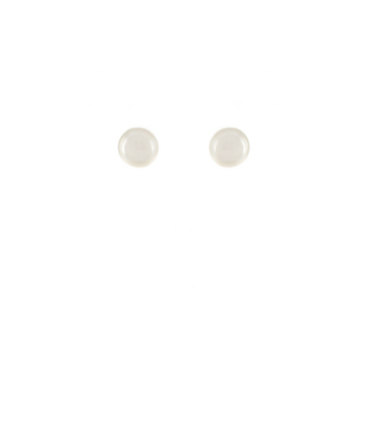 10mm Pearl Earrings - Cream