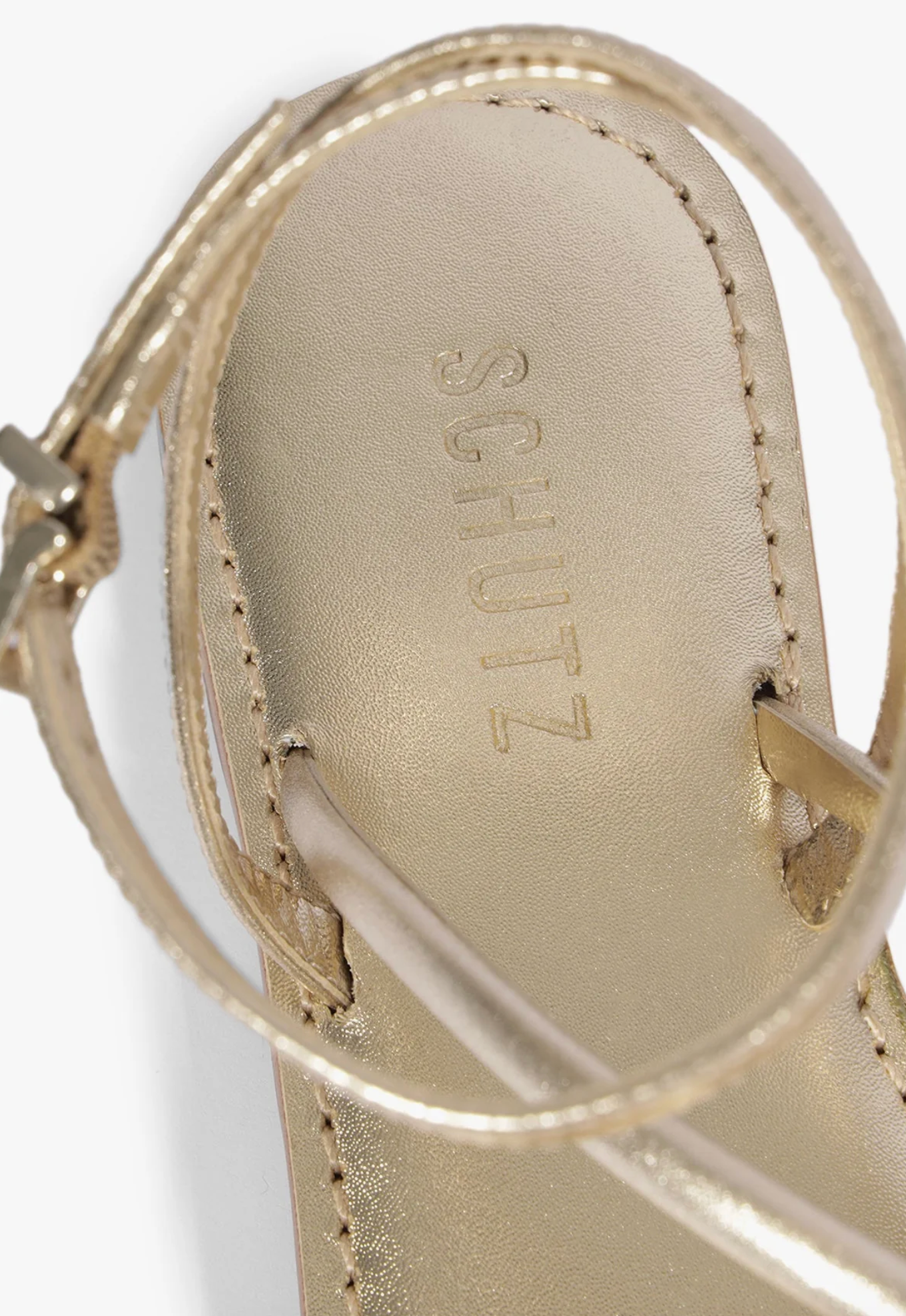 Valeria Two-Toned Flat Sandal - Gold/Silver