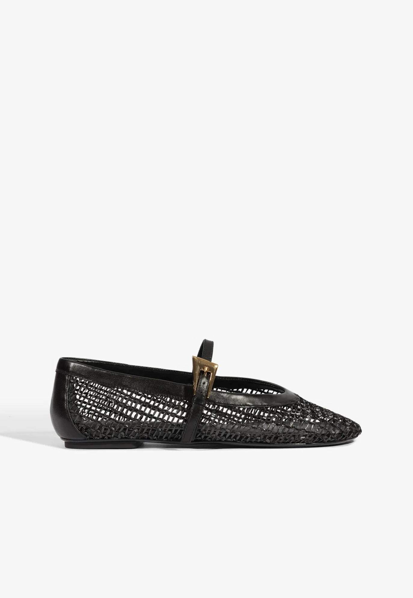 Sylvie Mesh Ballet Flat - Black