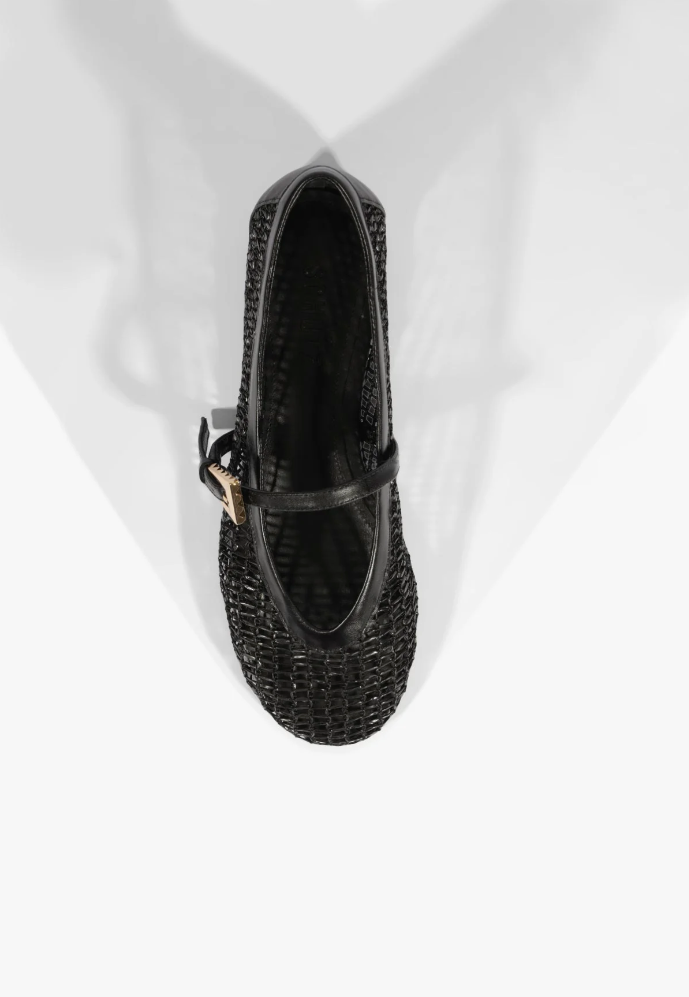 Sylvie Mesh Ballet Flat - Black