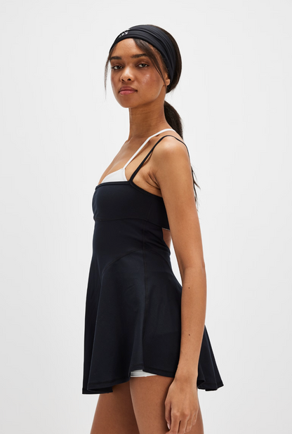 Free People Baseline Tennis Dress - Black