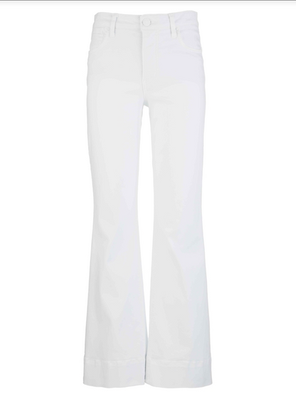 Stella High Rise Flare Jean - Optic White