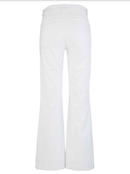 Stella High Rise Flare Jean - Optic White