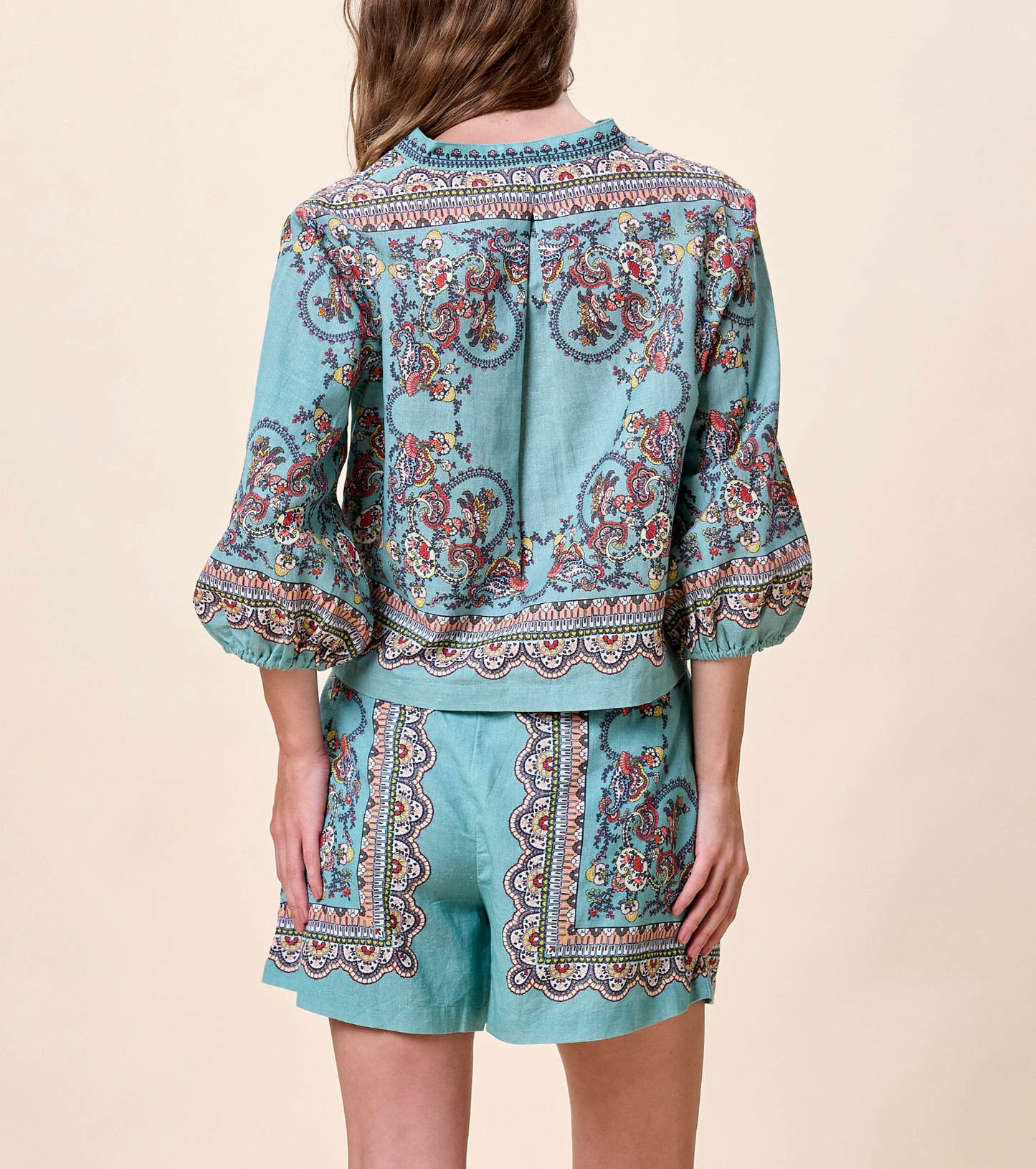 Noelle Blouse - Bleura Print