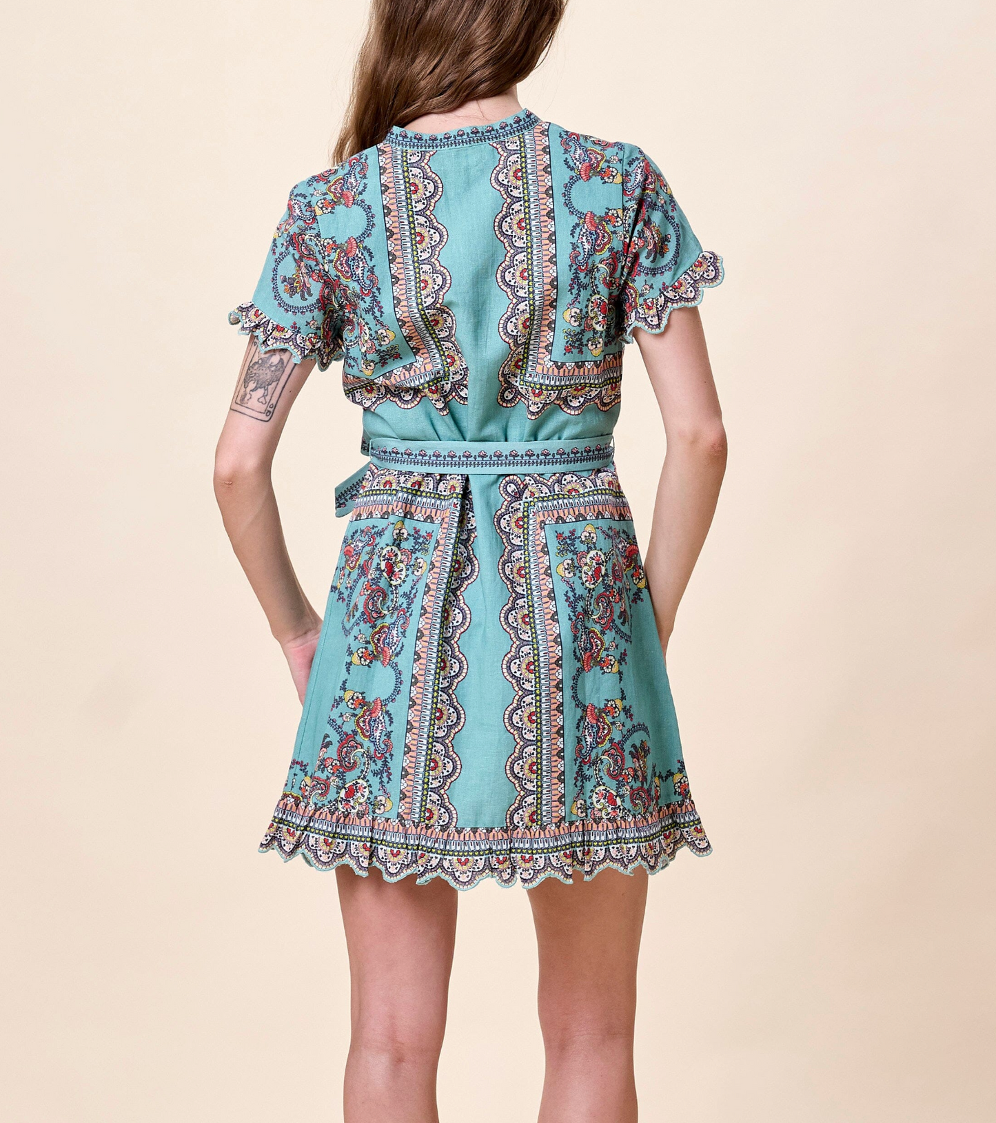 Marni Mini Dress - Bleura Print