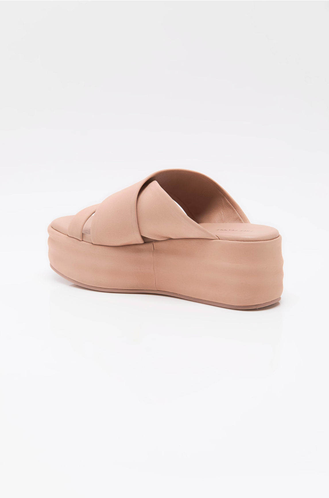 Free People Wanderbay Flatform Sandals - Dusty Rose