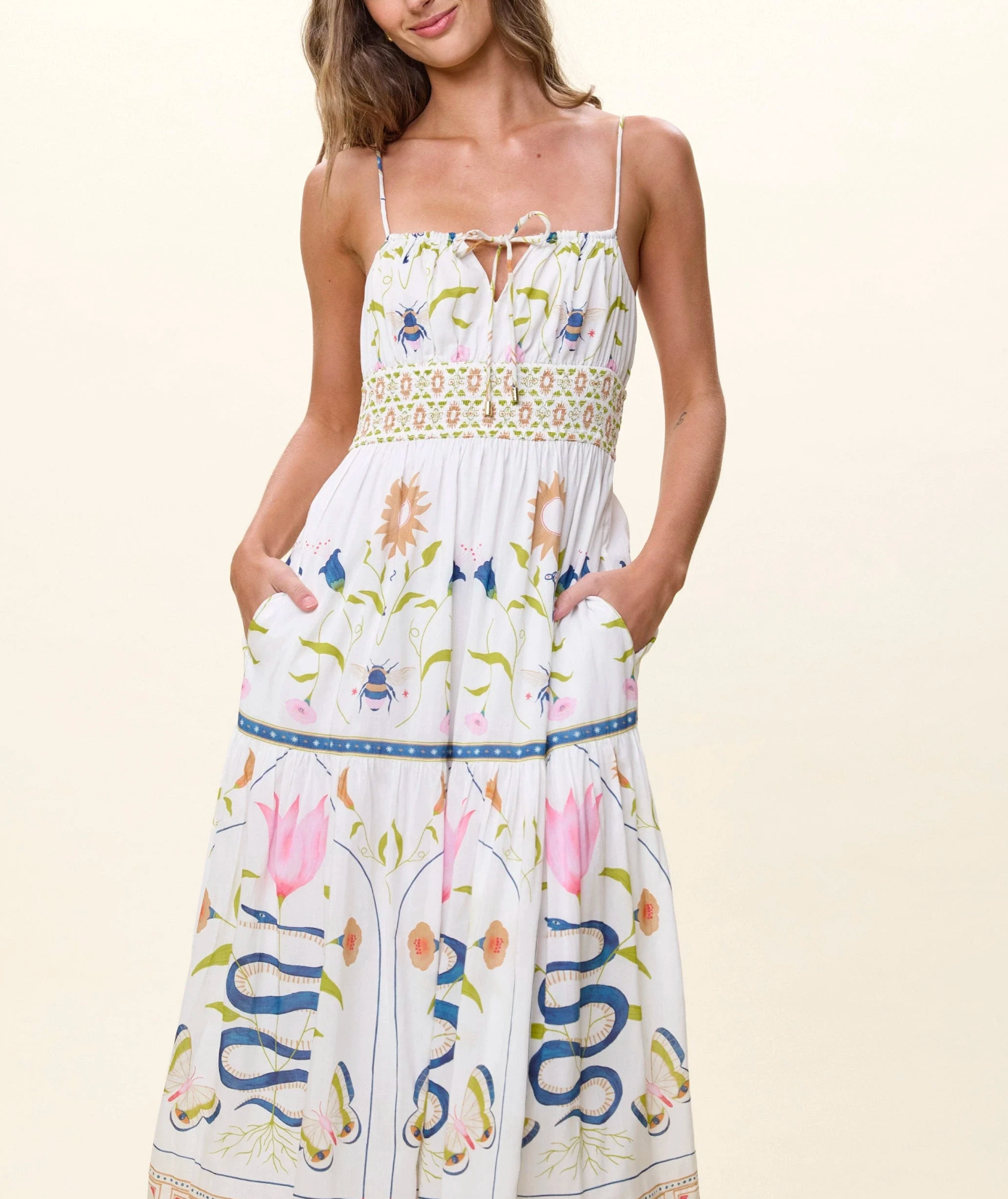 Adria Ankle Dress - Montecito