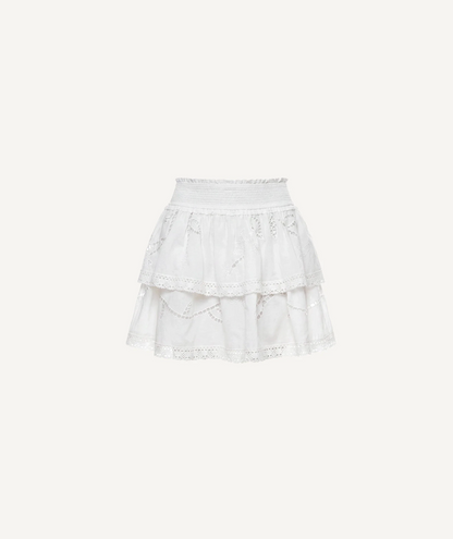 Monet Mini Skirt - Ivory