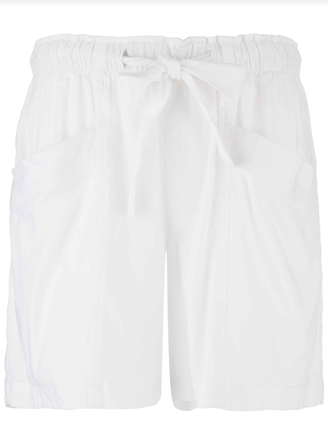 Preston Linen High Rise Short - White
