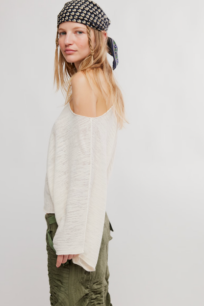 Free People Amber Breeze Sweater - Ivory